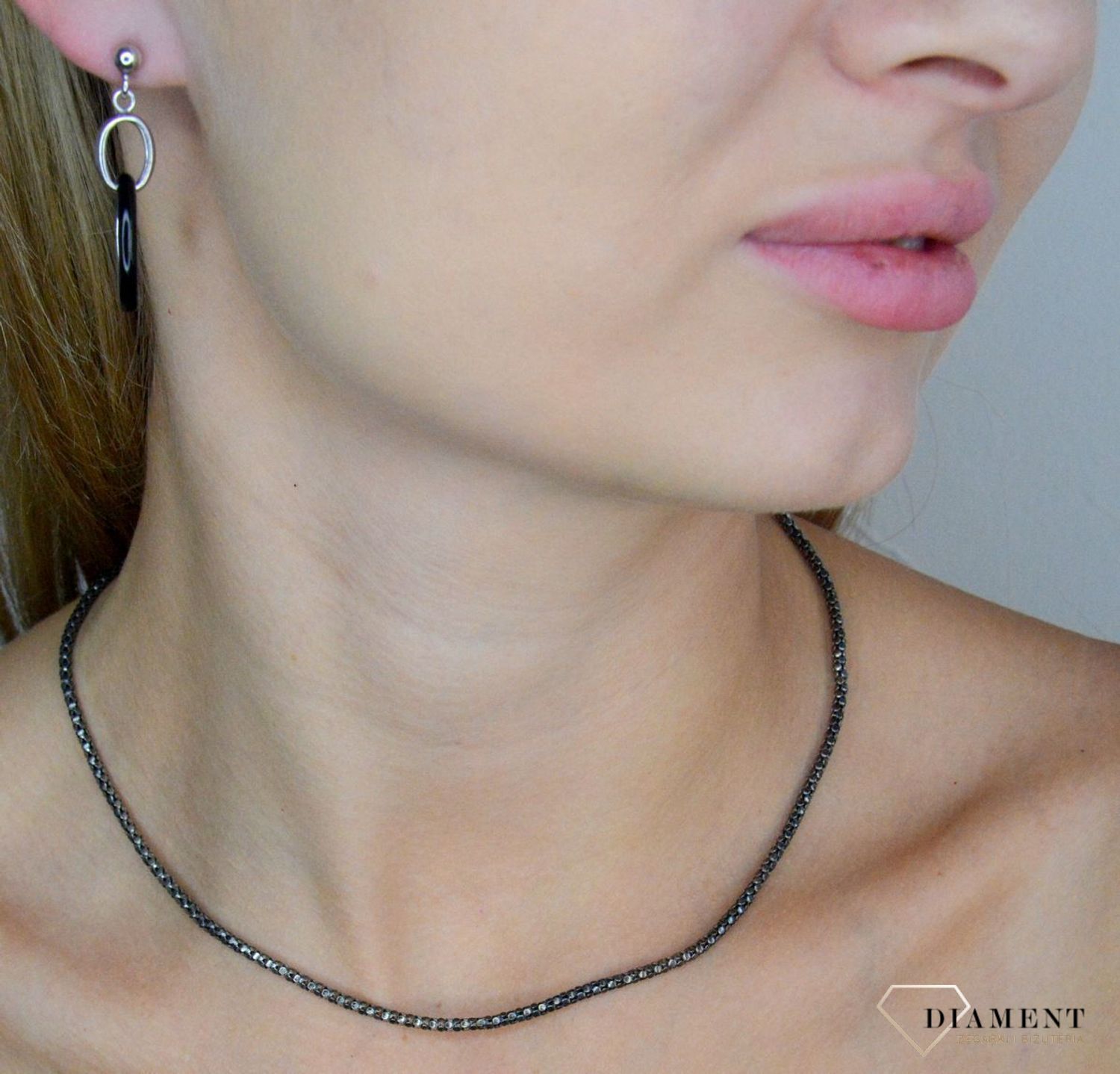 Srebrny łańcuszek 925 czarny ozdobny splot 2,4 mm DIA-LAN-5917-925 2,4mm (1).jpg